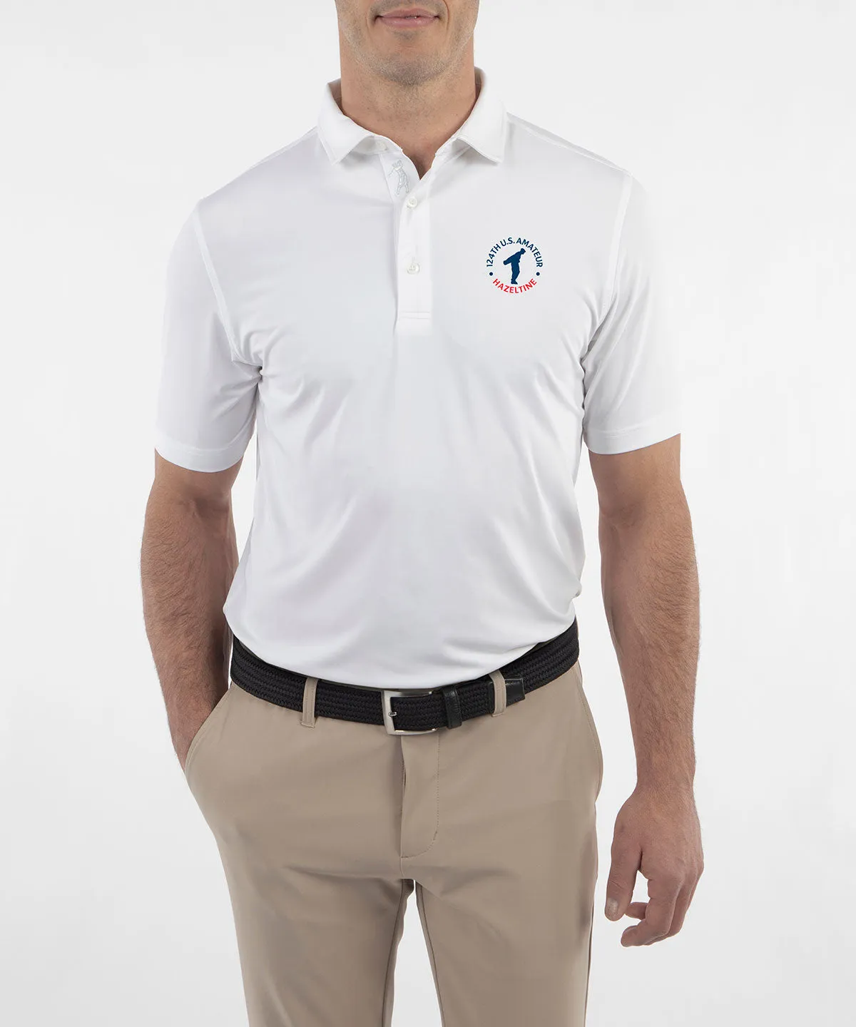 124th U.S. Amateur Men's Bobby Jones Jersey Solid Polo Shirt