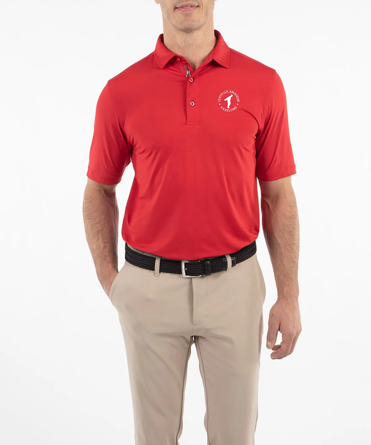 124th U.S. Amateur Men's Bobby Jones Jersey Solid Polo Shirt