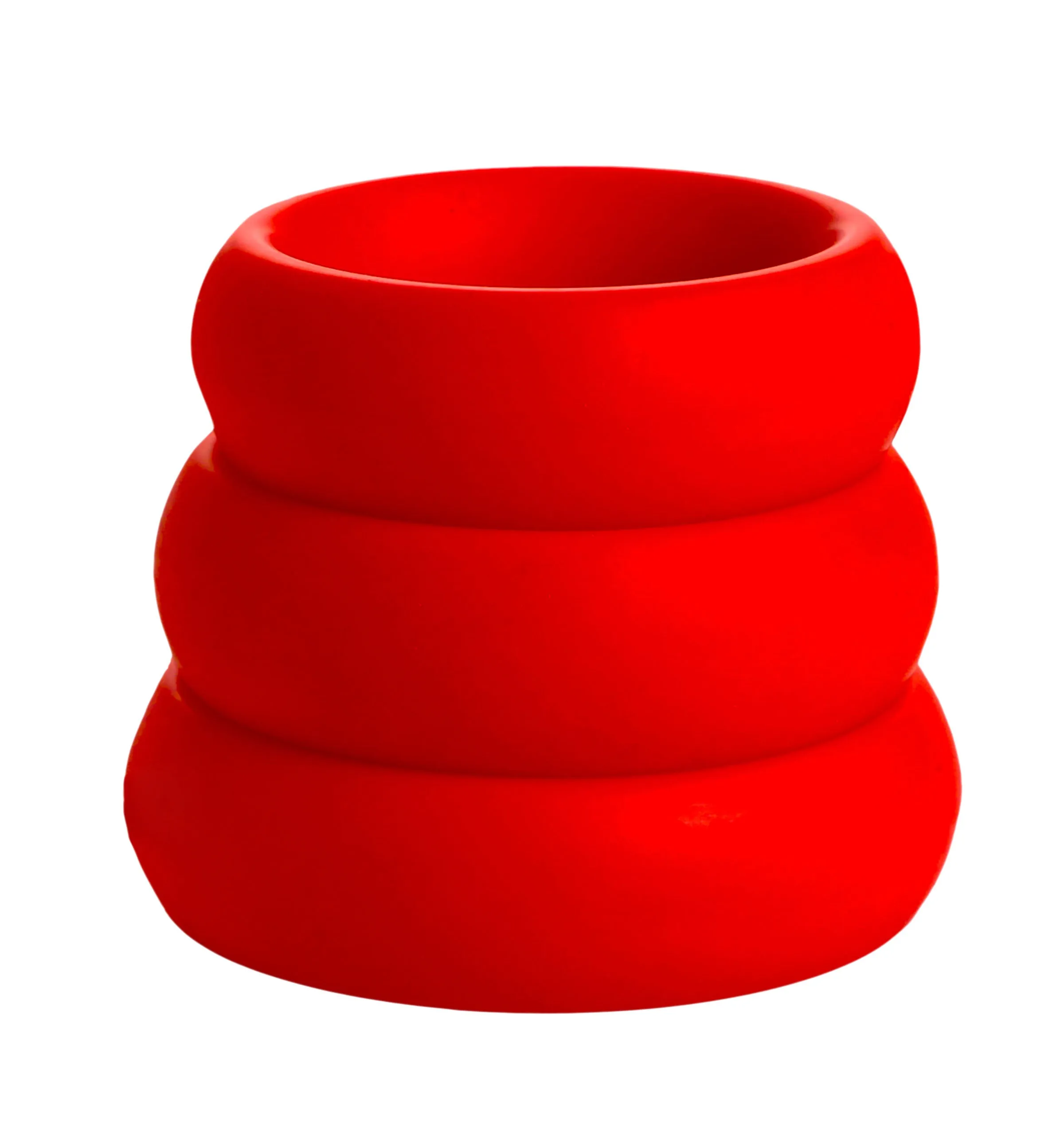 3pc Silicone Cock Ring Set