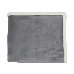 48-Hour Zusa Charcoal/Ivory Oversized Sherpa ZZZs Blanket