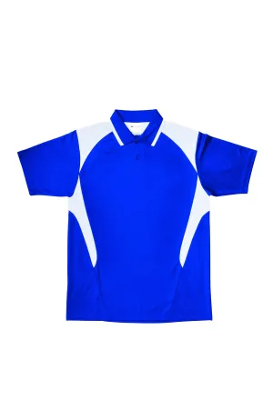 Active Golf Polo - Royal/White