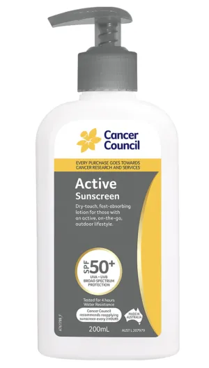 Active Sunscreen SPF50  200ml