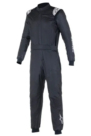 ALPINESTARS 3352722_10_54 ATOM Race suit, FIA 8856-2018, black, Size 54