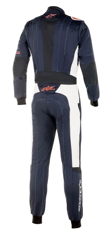 ALPINESTARS 3354020_7134_48 GP TECH v3 Racing suit, FIA 8856-2018, navy blue/red, size 48