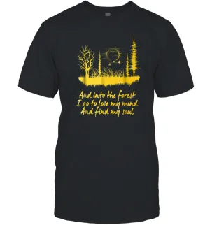 And Into The Forest I Go Adventure Lover Men Cotton T-Shirt