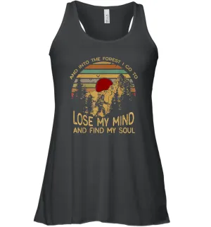 And Into The Forest I Go To Lose My Mind Women Racerback Tank