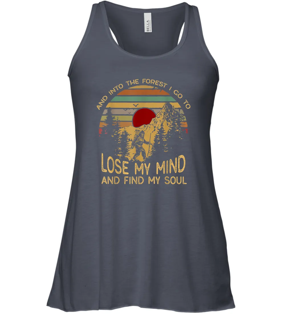 And Into The Forest I Go To Lose My Mind Women Racerback Tank