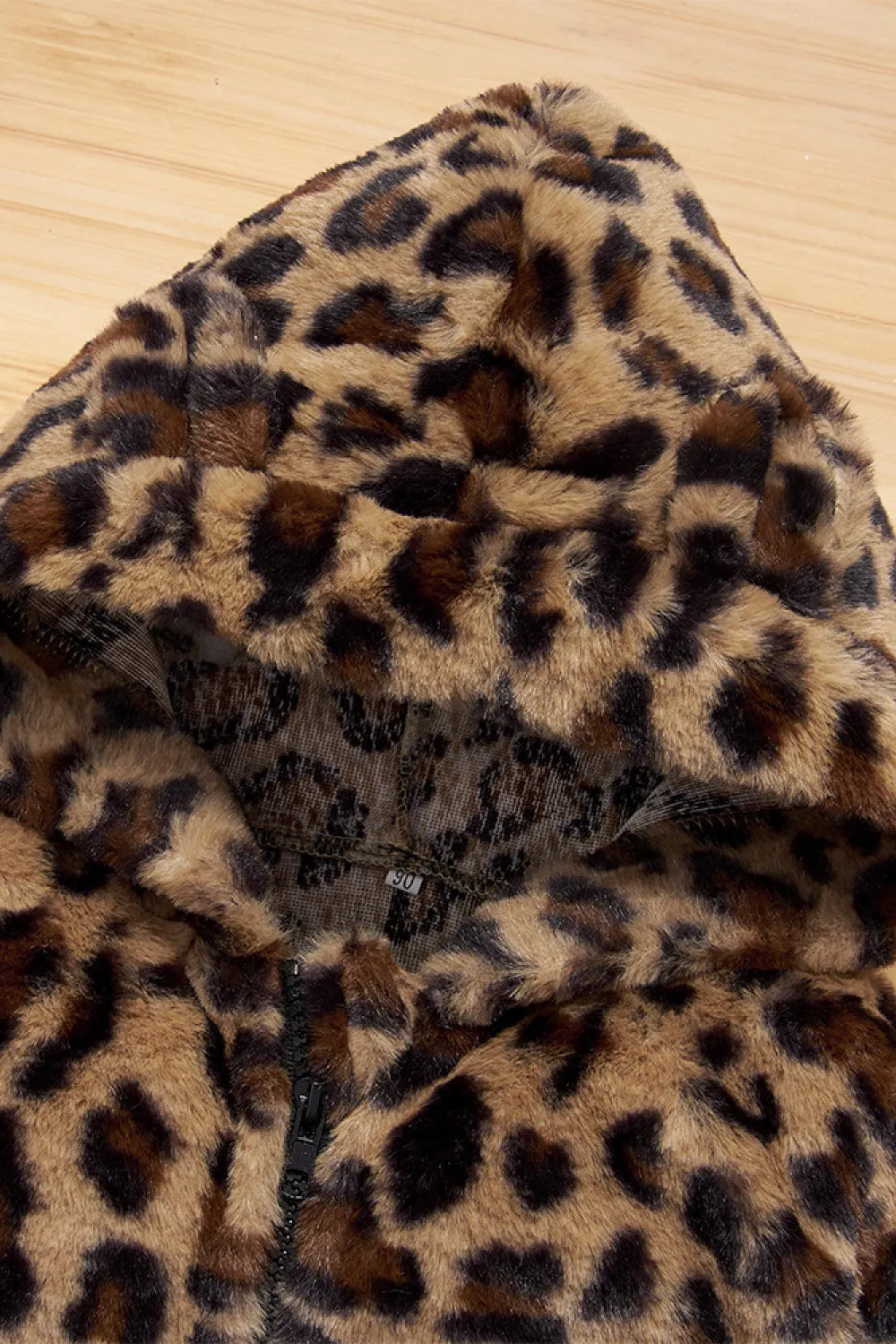 *App Exclusive* Girls Leopard Sherpa Jacket