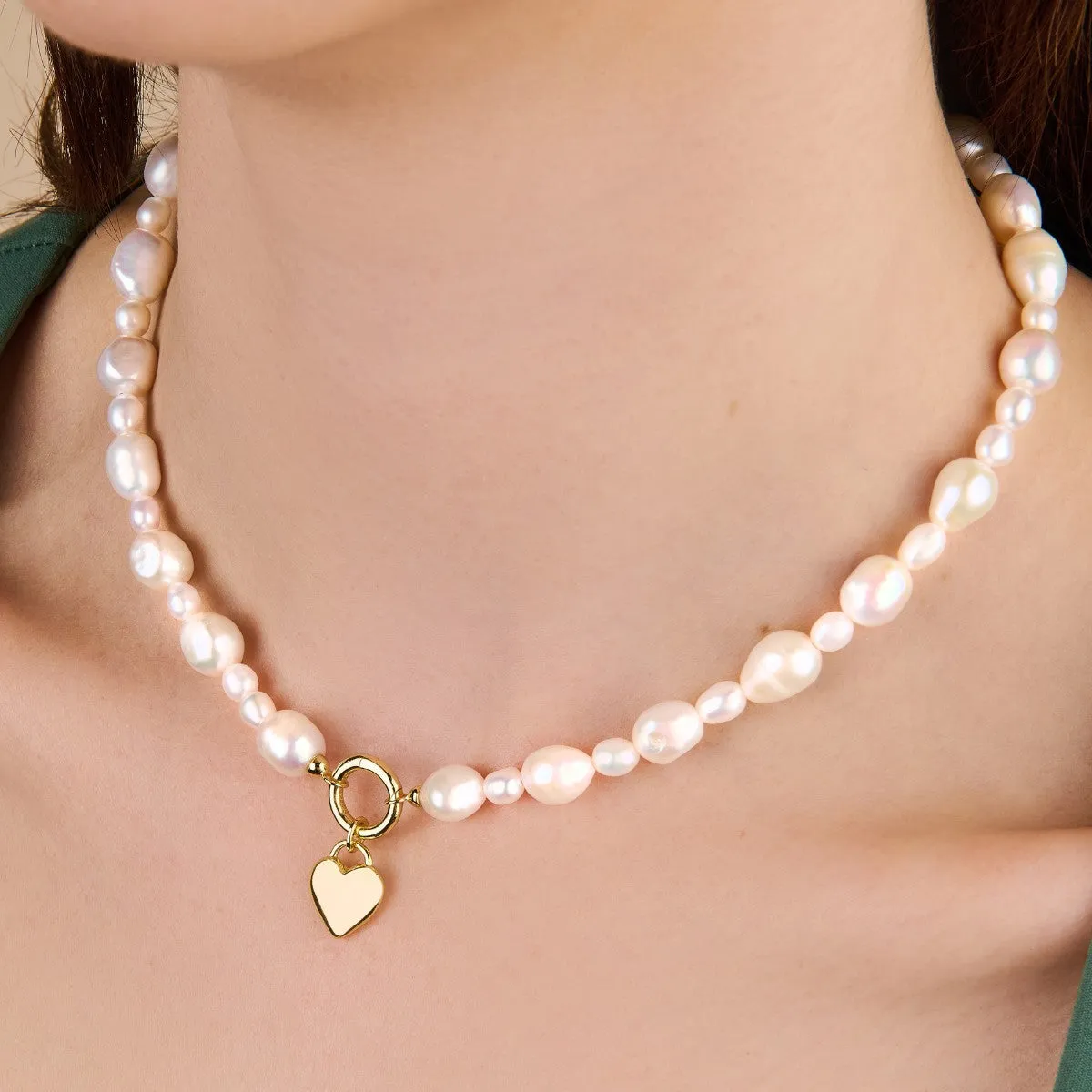 Ayla Irregular Pearl Necklace