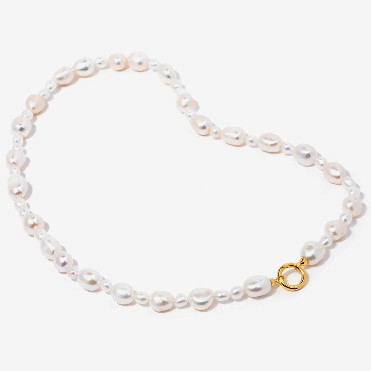 Ayla Irregular Pearl Necklace