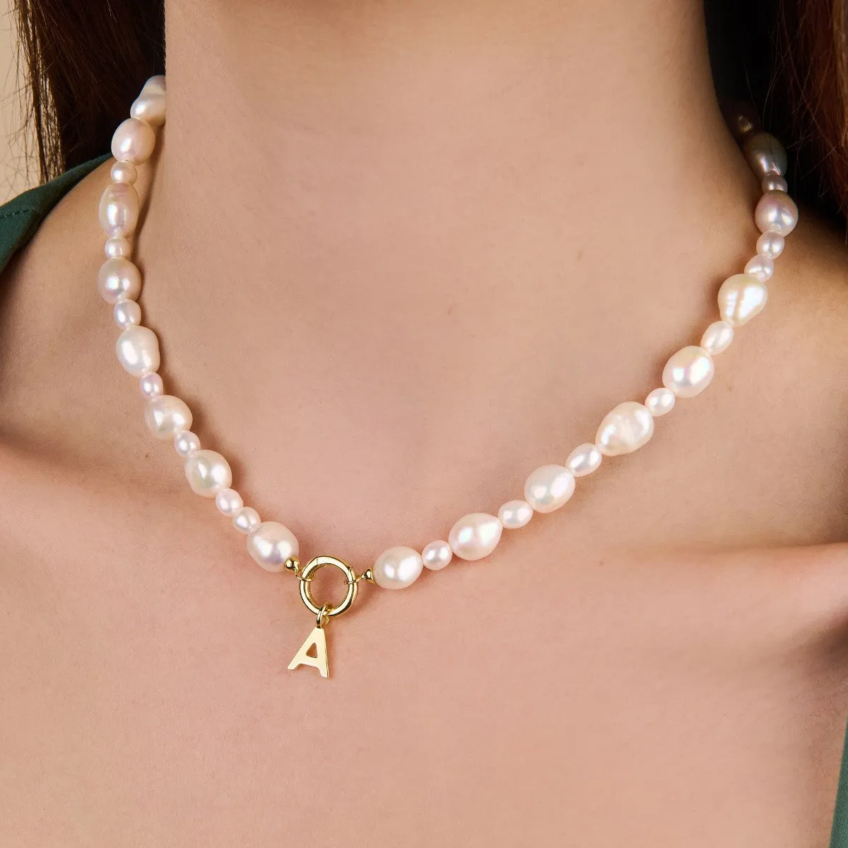 Ayla Irregular Pearl Necklace