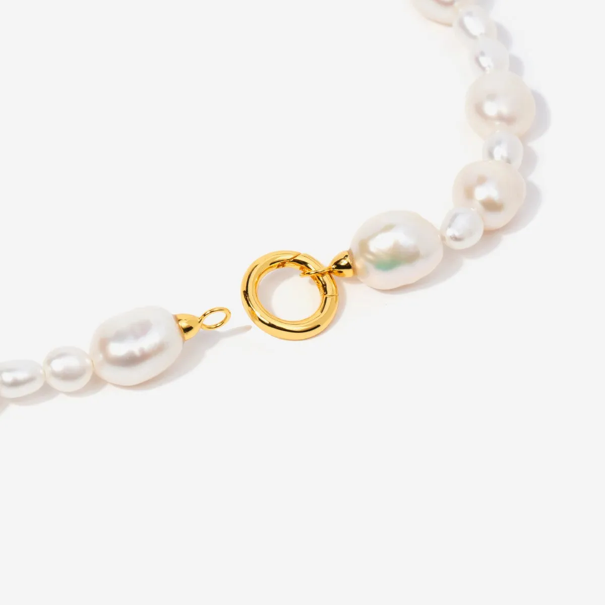 Ayla Irregular Pearl Necklace