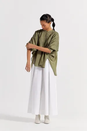 Bat Sleeve Top Co-ord (Set of 2) - Sap Green