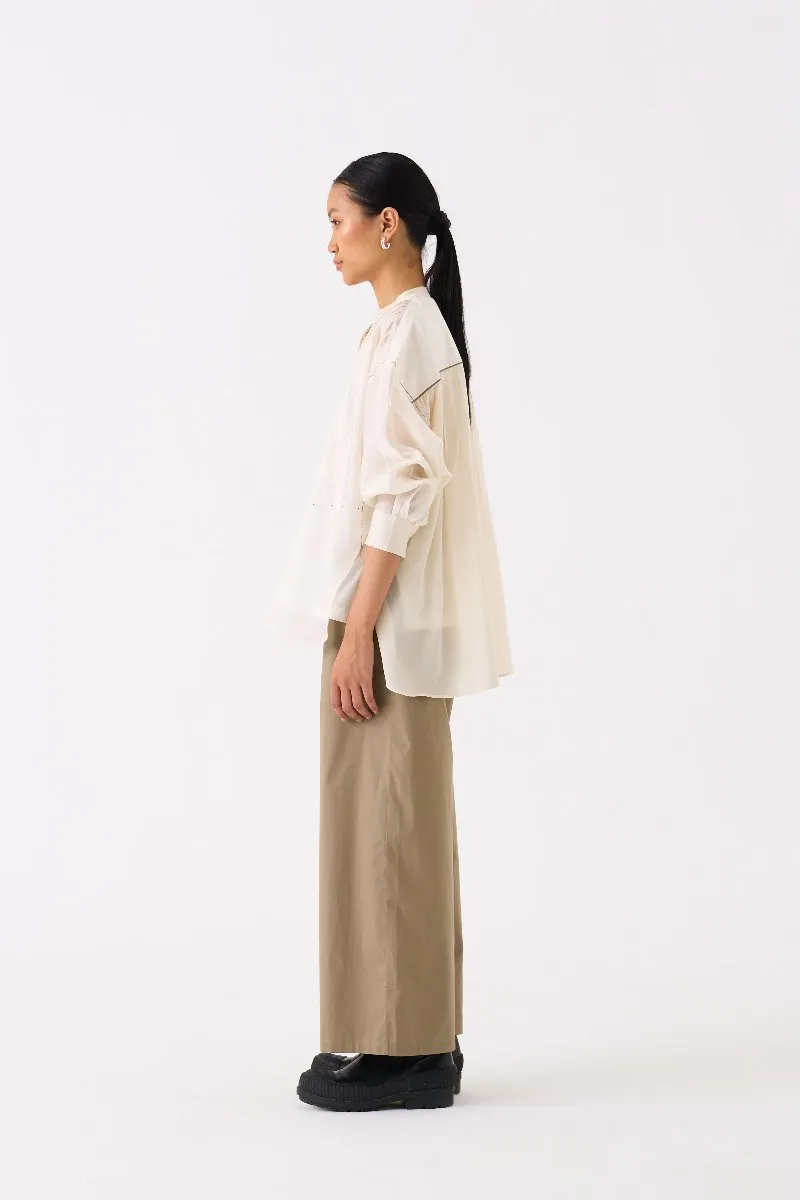 Bat Sleeve Top Ivory