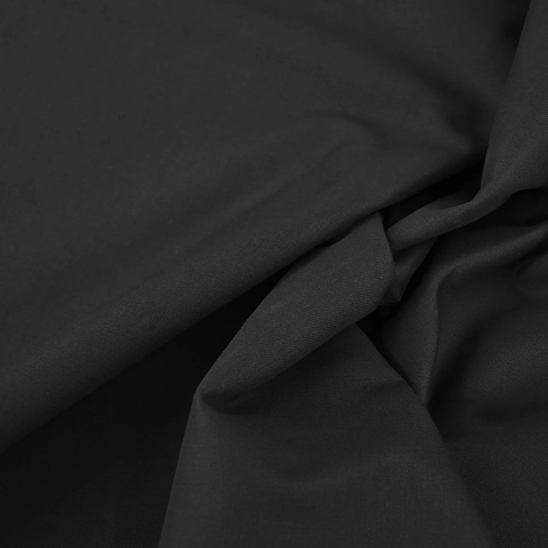 Black Gabardine Fabric 3113