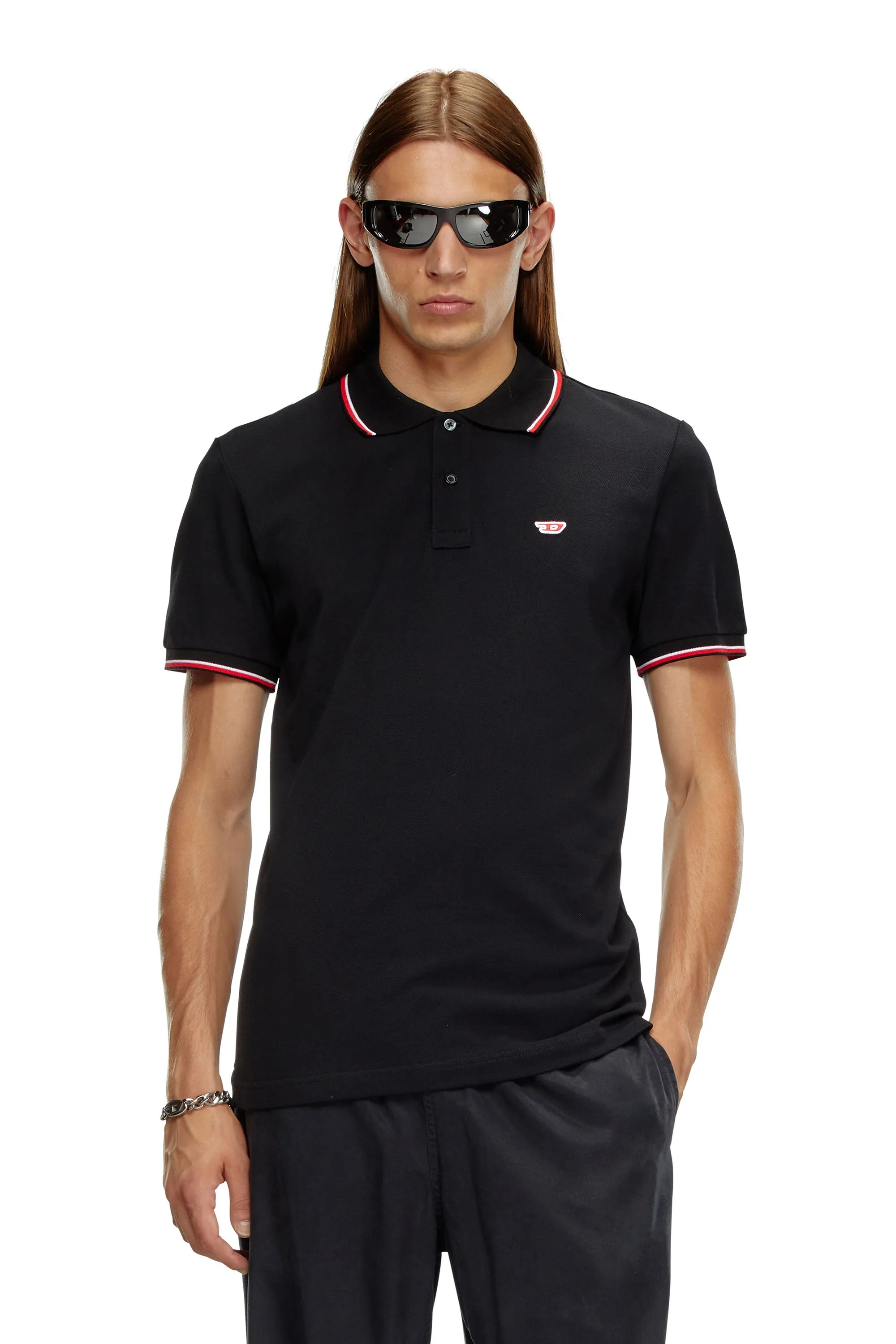 Black T-Smith-D Polo Shirt