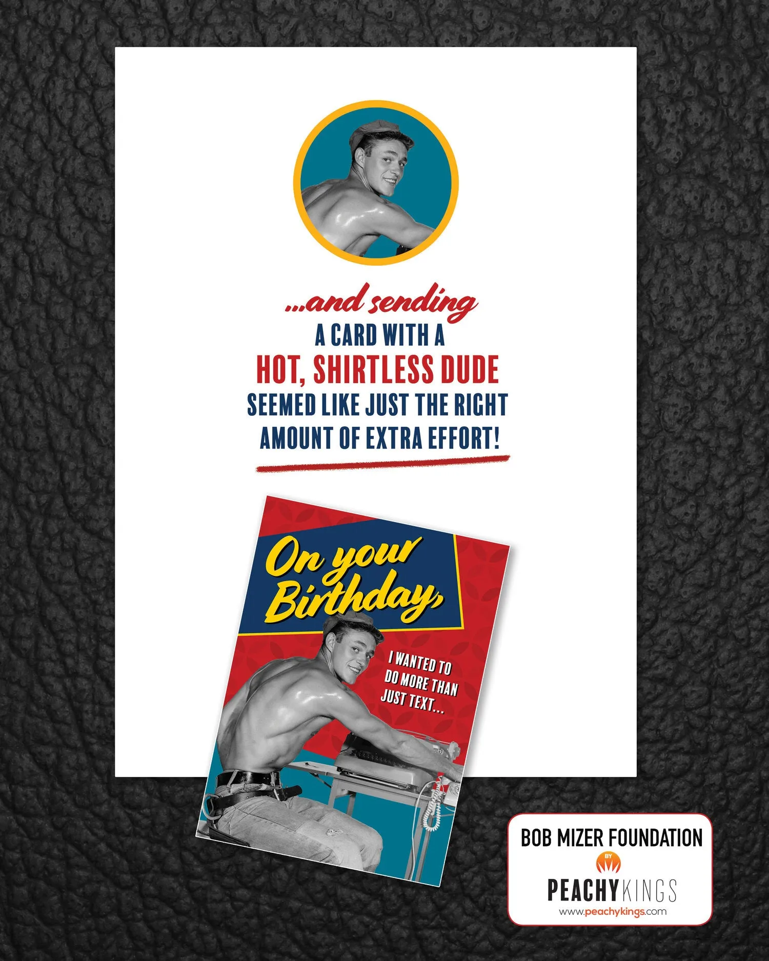 Bob Mizer Birthday Greeting Card