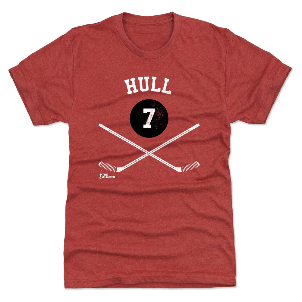 Bobby Hull Chicago 7 Sticks WHT