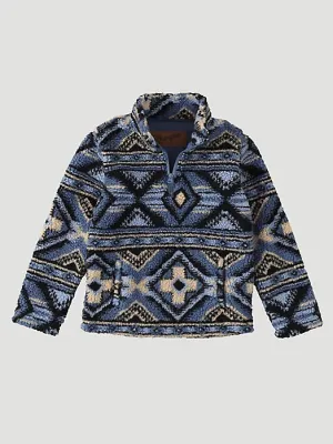 Boy's Wrangler Sherpa 1/4 Zip Pullover