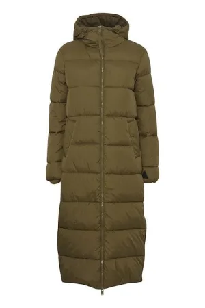 b.young Bybomina Long Coat Olive