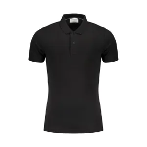 Calvin Klein Black Cotton Polo Shirt