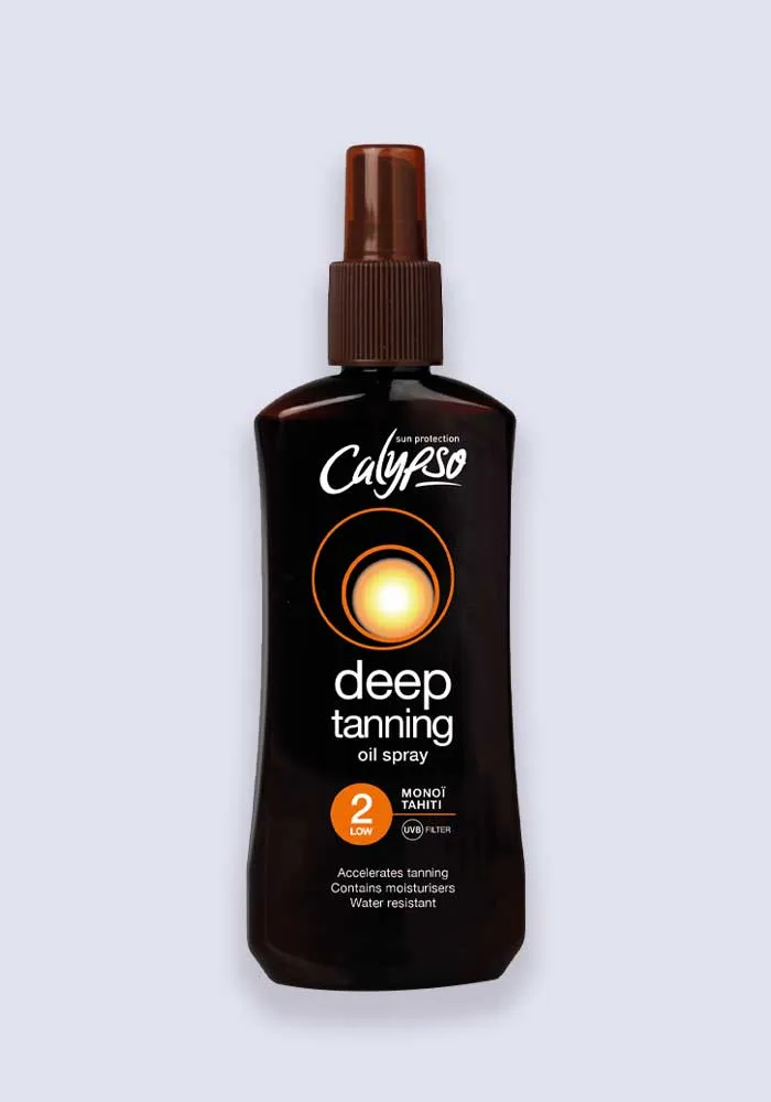 Calypso Monoi Tahiti Deep Tan Oil Spray SPF 2 200ml