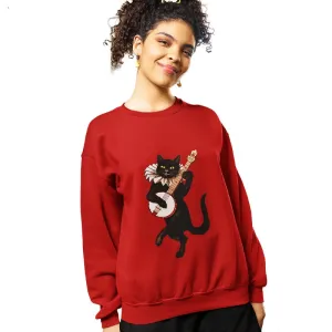 Cat Singing Sweater