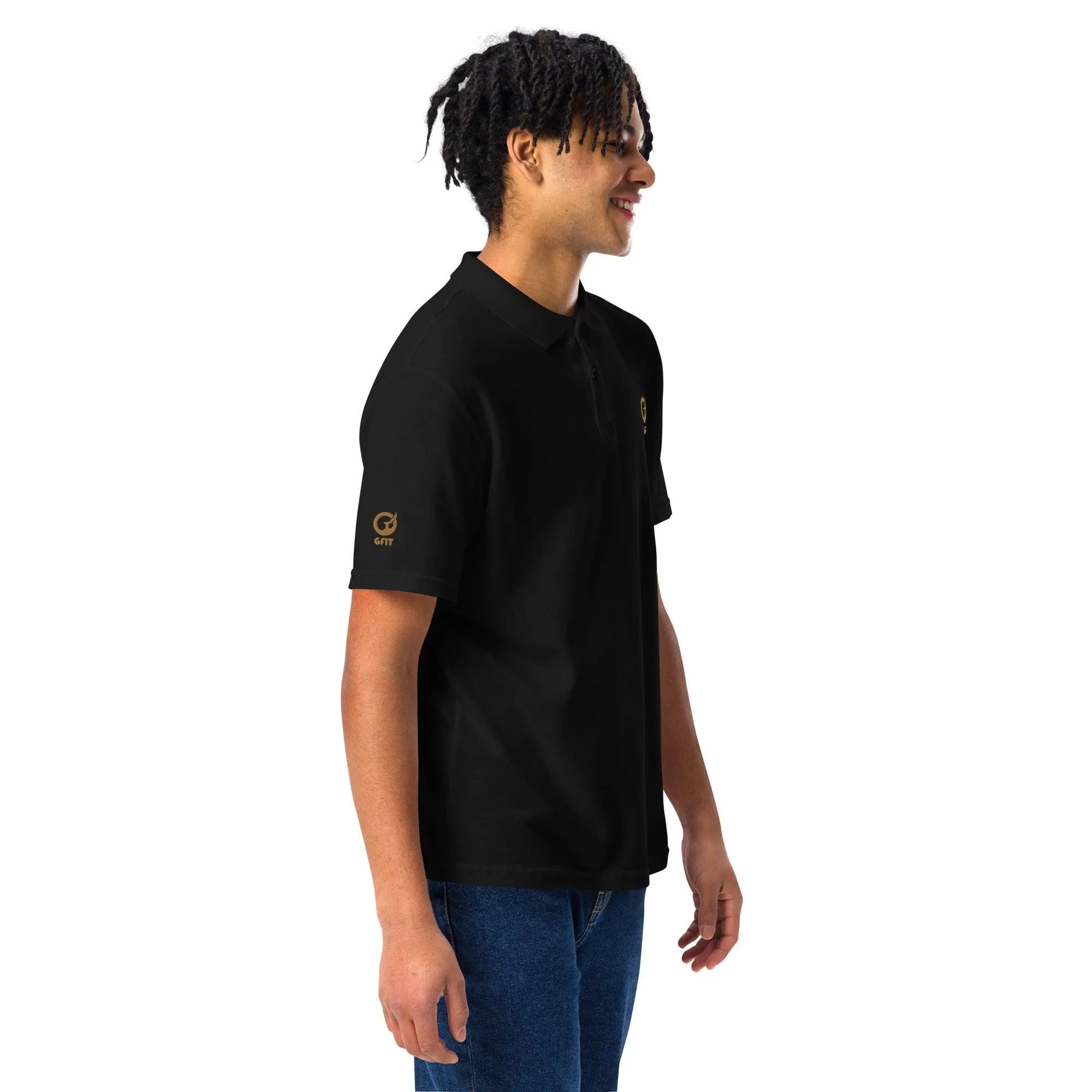 Classic Embroidered Unisex Pique Polo Shirt