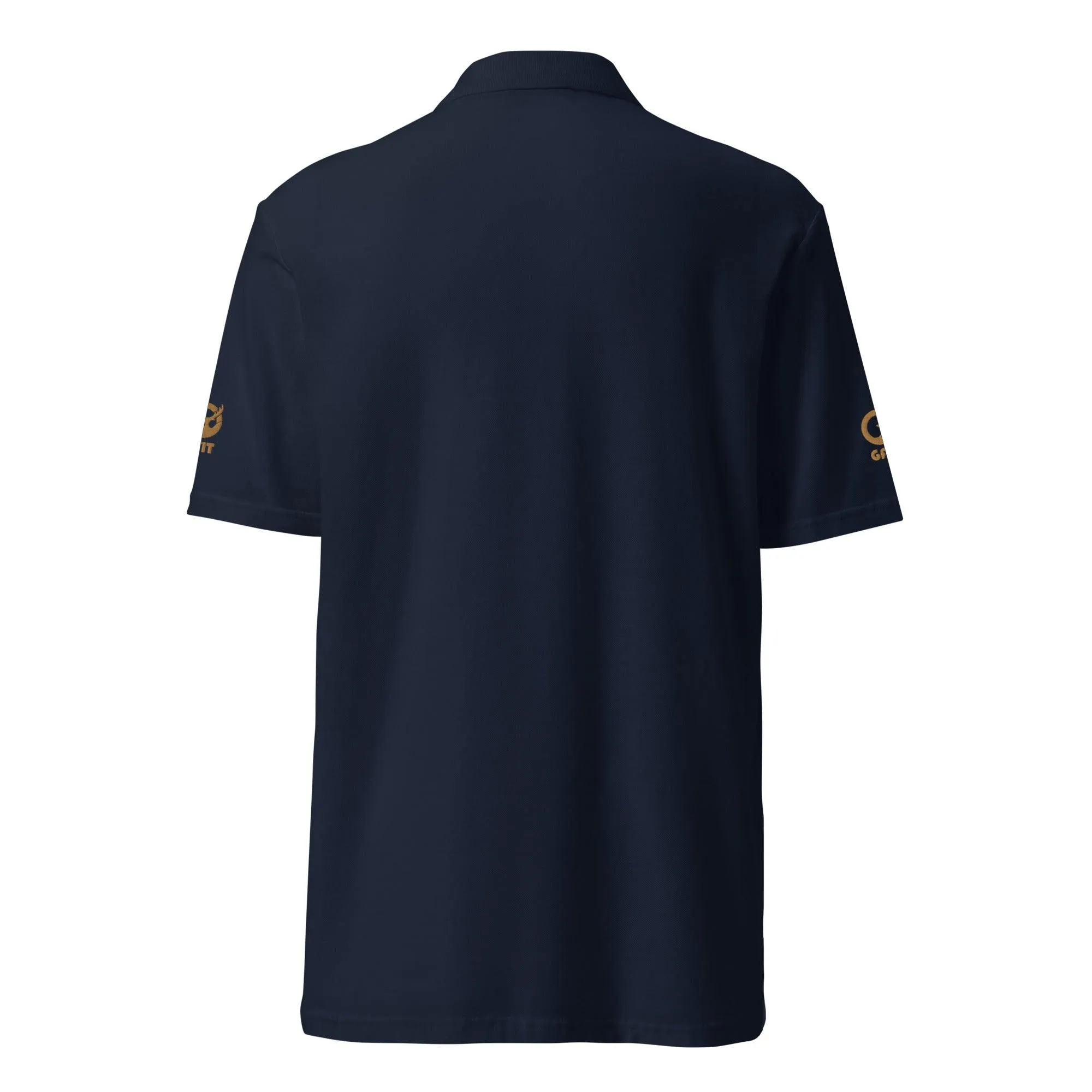 Classic Embroidered Unisex Pique Polo Shirt