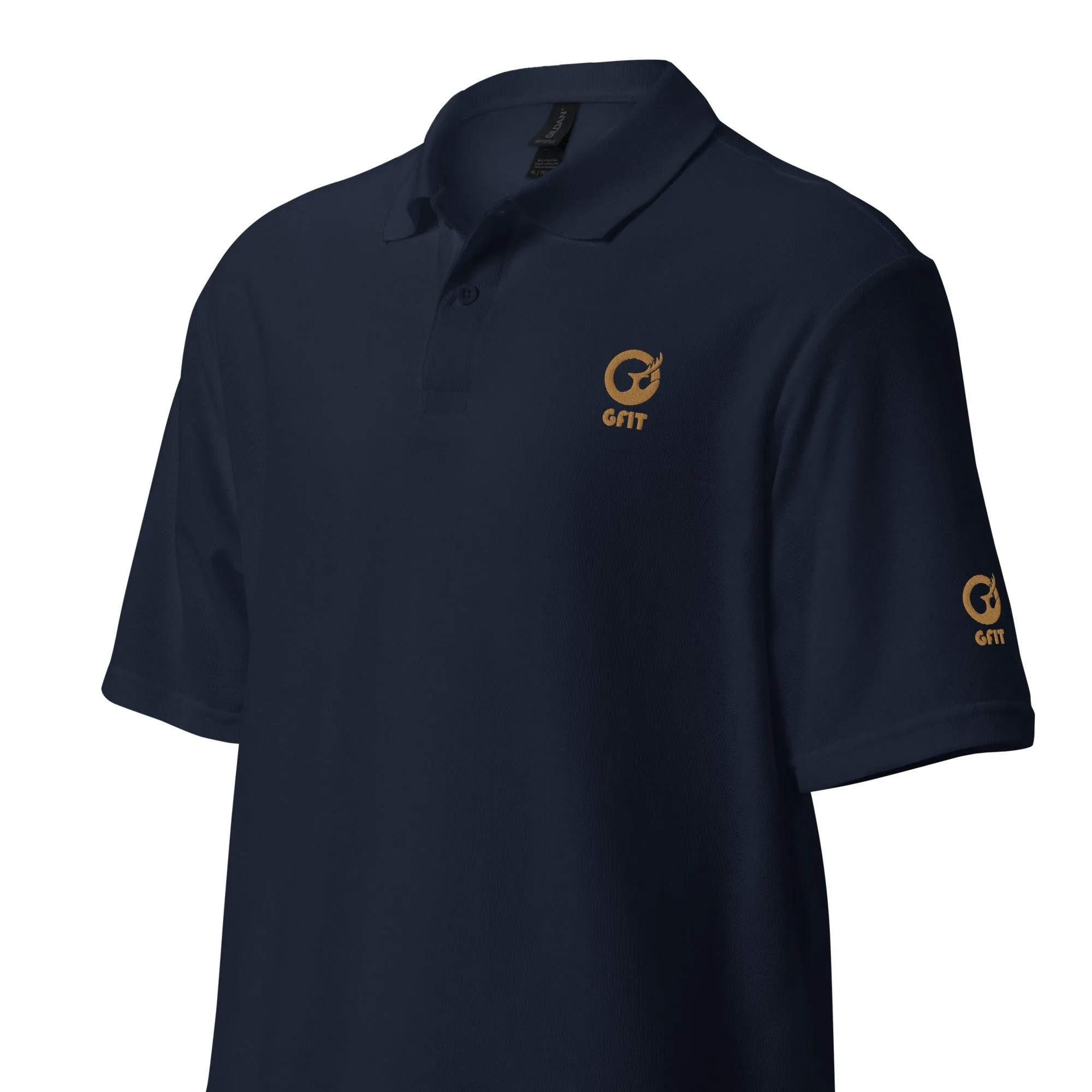 Classic Embroidered Unisex Pique Polo Shirt