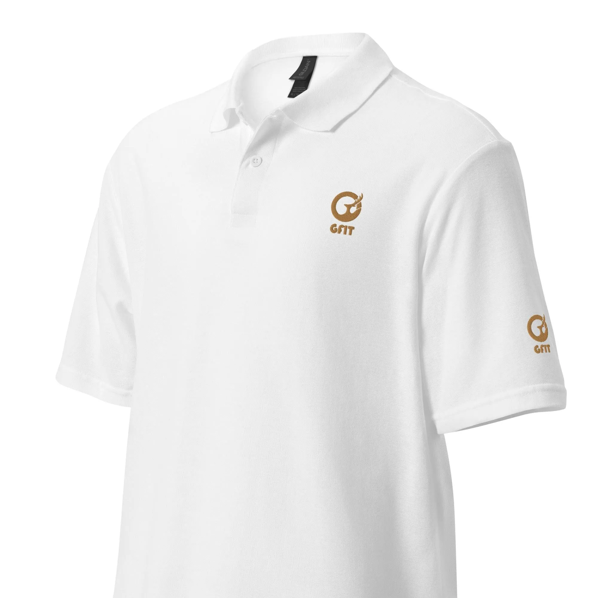 Classic Embroidered Unisex Pique Polo Shirt