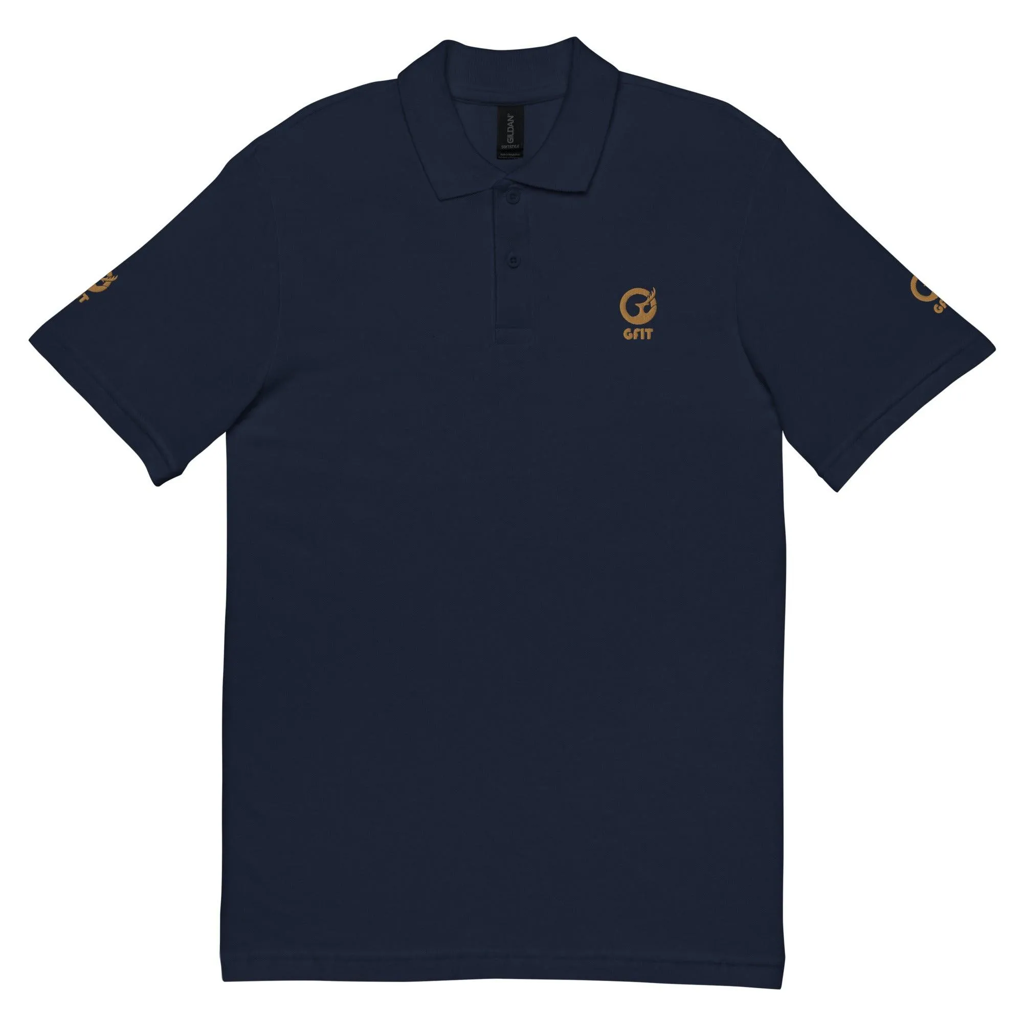 Classic Embroidered Unisex Pique Polo Shirt