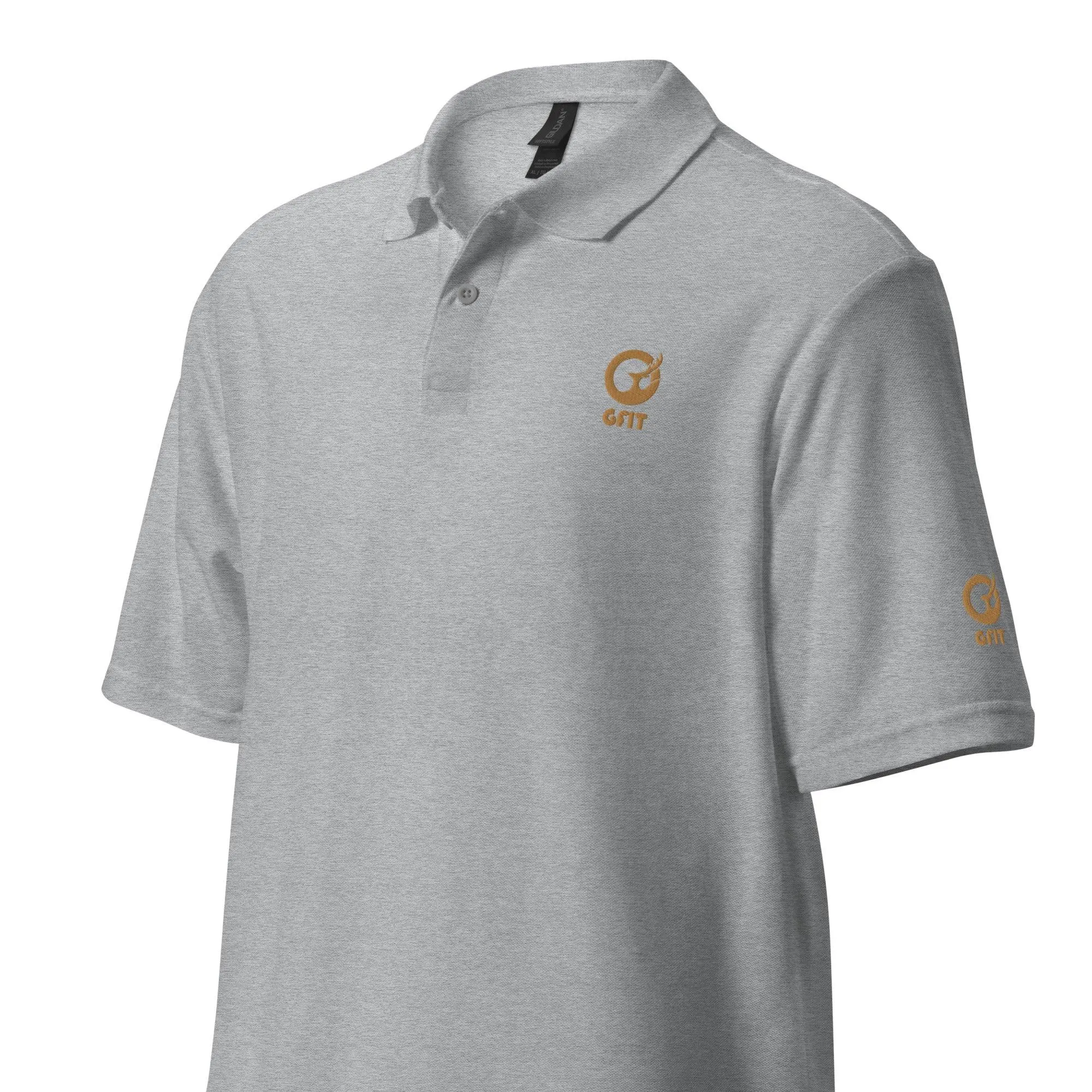 Classic Embroidered Unisex Pique Polo Shirt