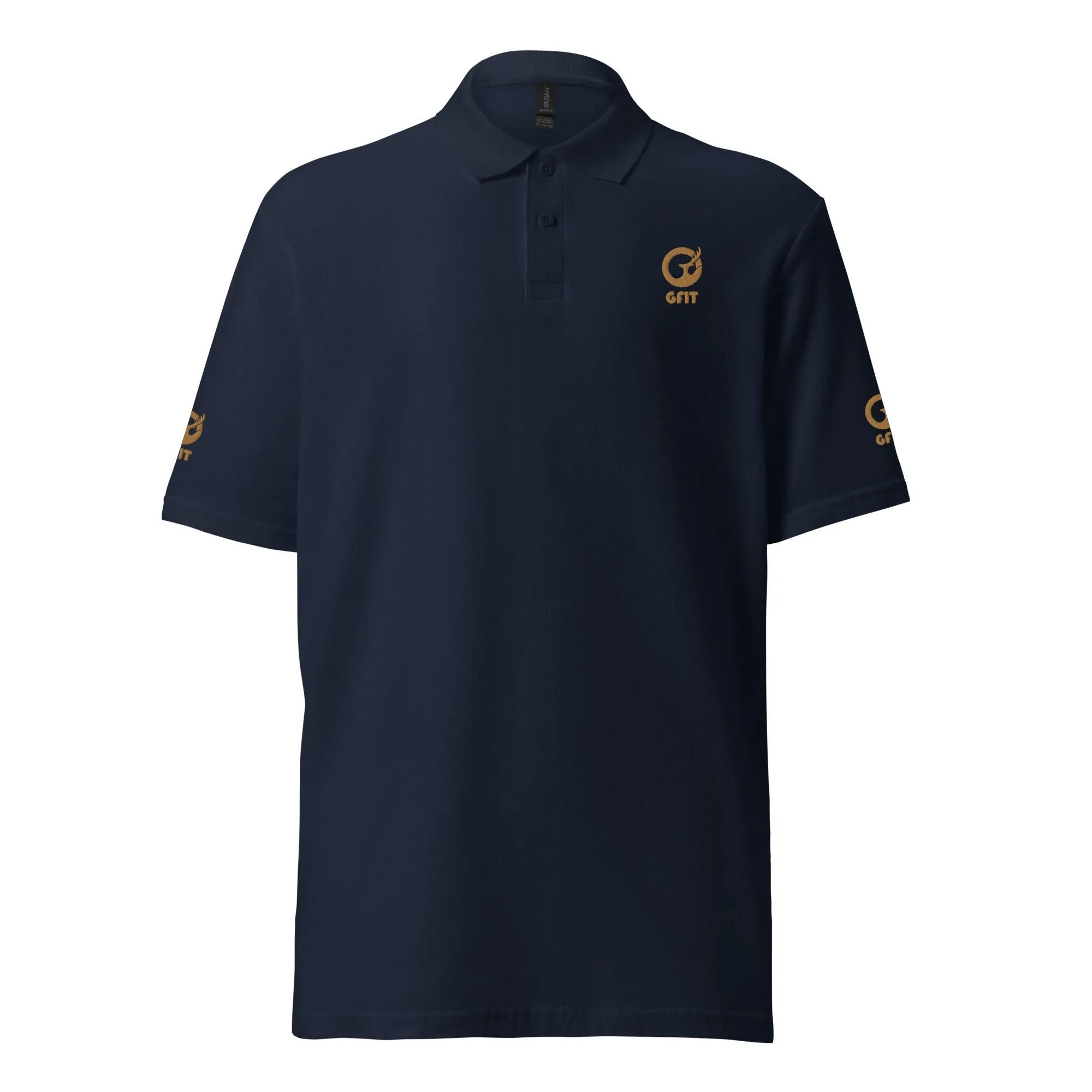 Classic Embroidered Unisex Pique Polo Shirt