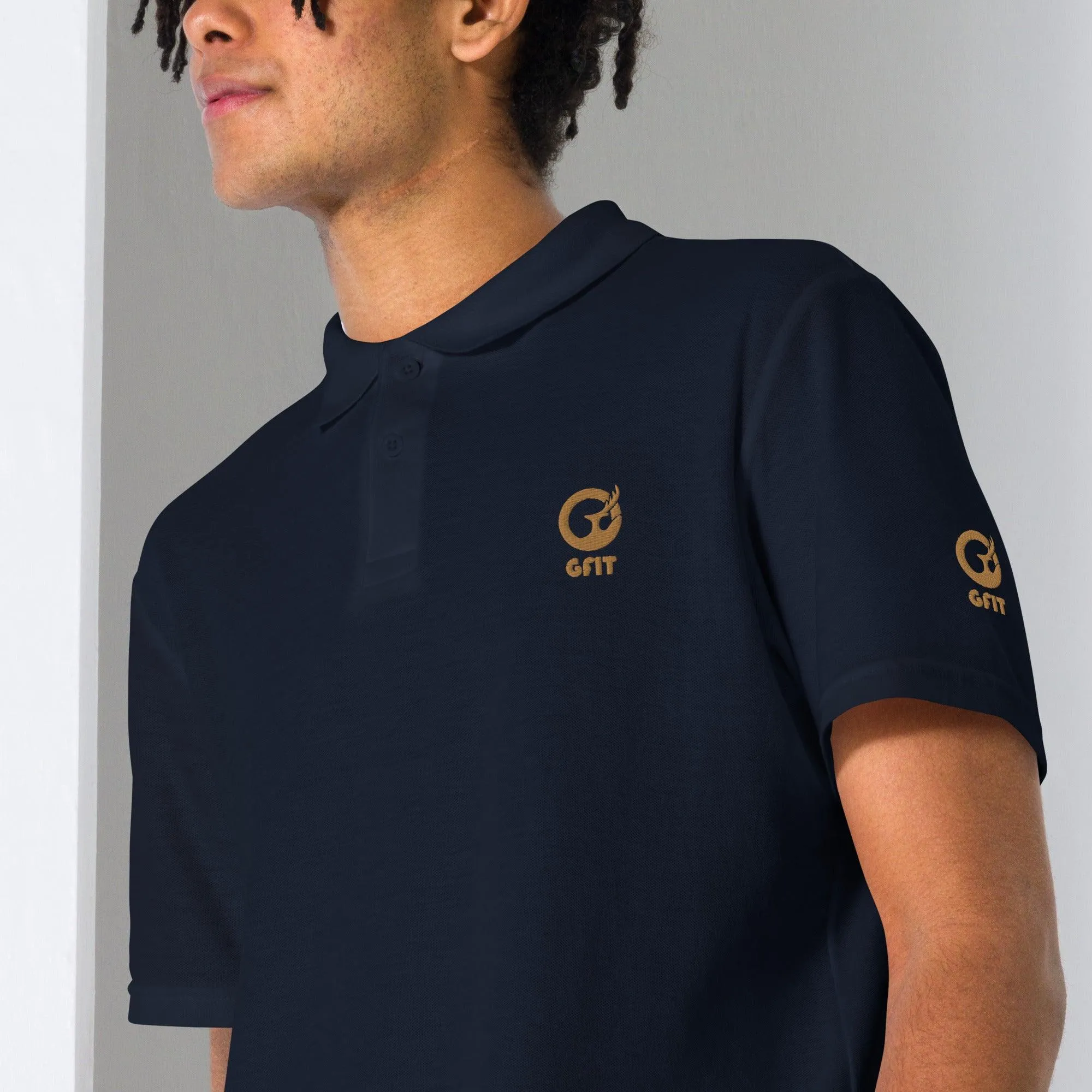 Classic Embroidered Unisex Pique Polo Shirt