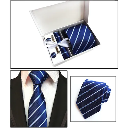 Classy Men Box - Blue Striped