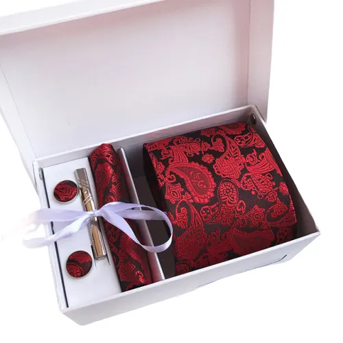 Classy Men Box - Red Paisley