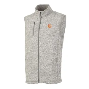 Clemson Ring Crest Vest in Light Grey Heather