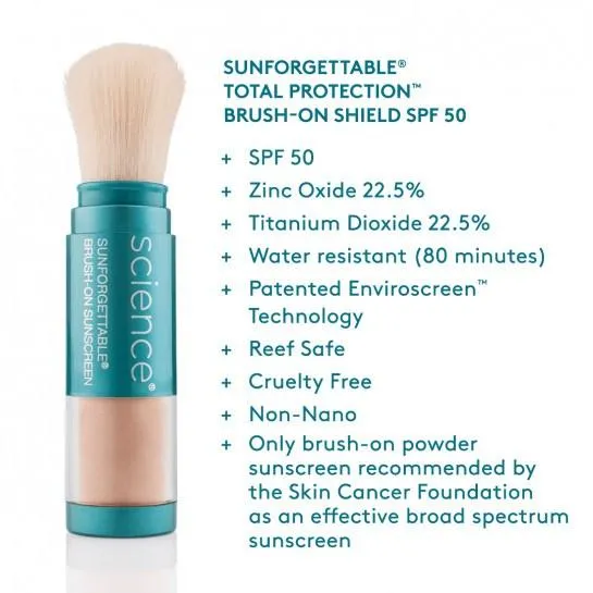 Colorescience Sunforgettable Total Protection Brush-On Shield SPF 50 Multipack