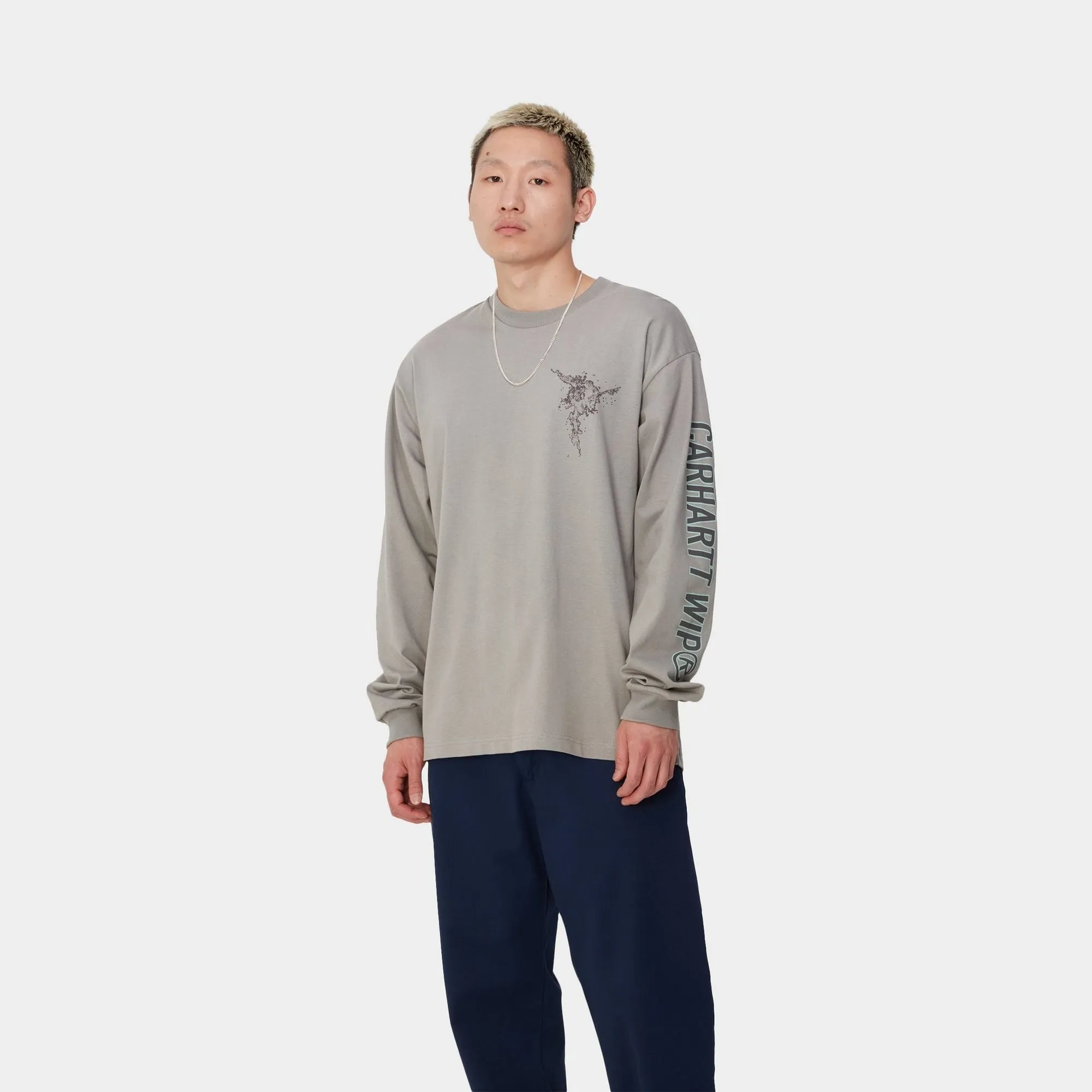 Coordinate Long Sleeve T-Shirt | Misty Grey