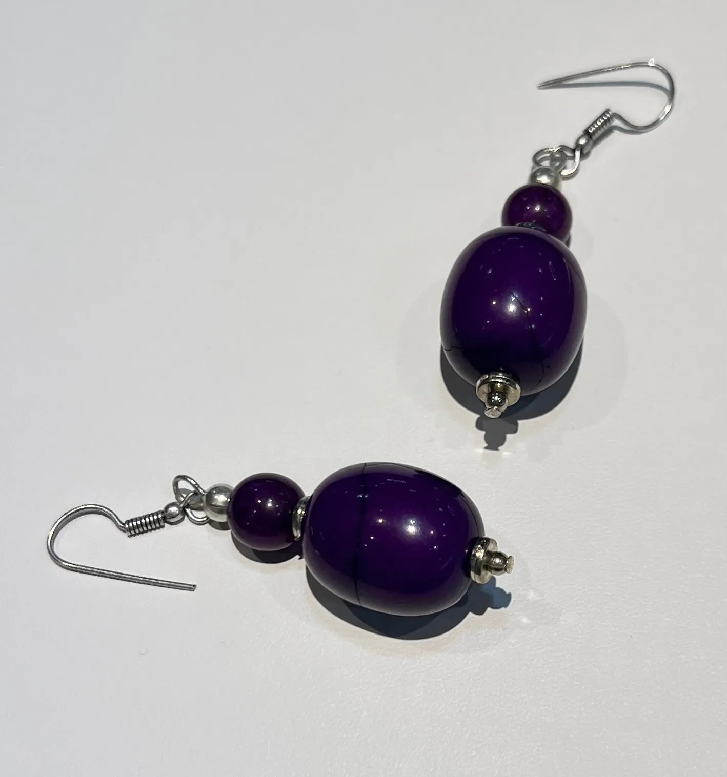 Copal Double Stacked Solid Earrings