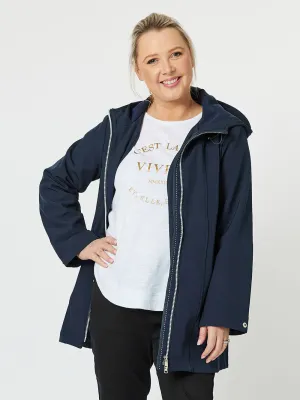 Cruise Hooded Jacket - Navy