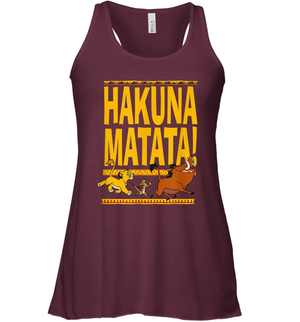 Disney Lion King Classic Hakuna Crew Women Racerback Tank