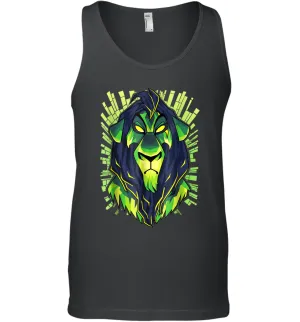 Disney Lion King Evil Scar Graphic Men Cotton Tank Top