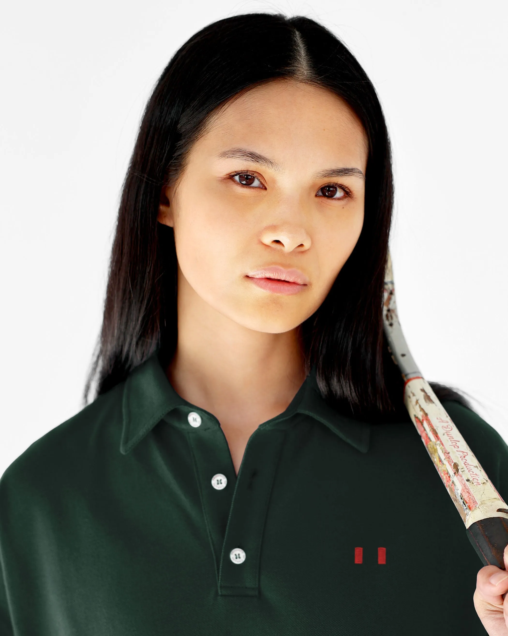 Flag Polo Shirt Evergreen - Unisex