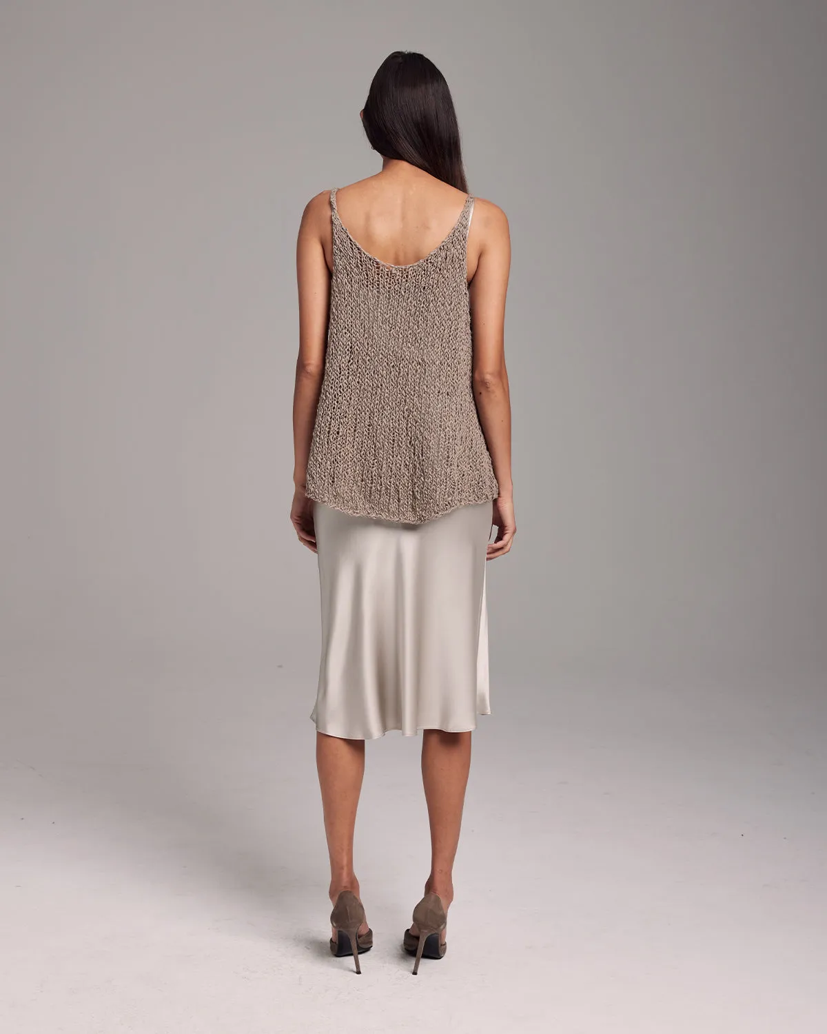 Flammé Loose Knit Tank