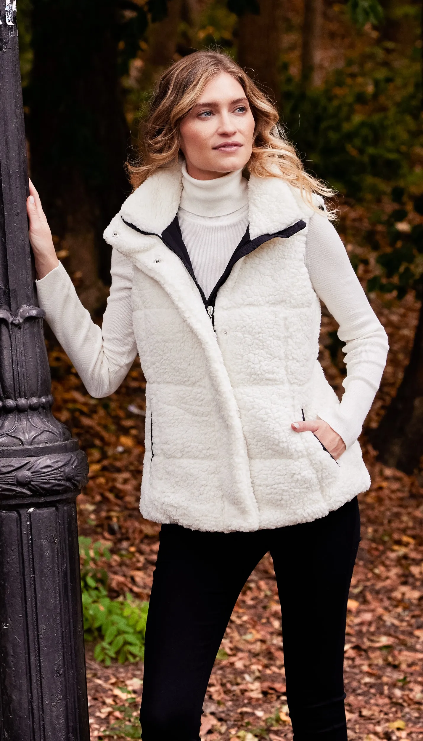 FLEECE PUFFER VEST