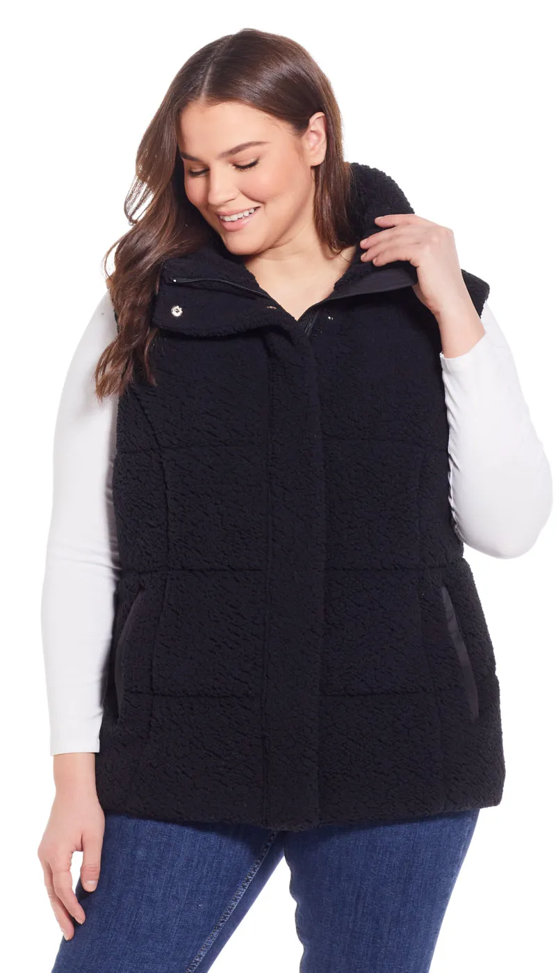 FLEECE PUFFER VEST