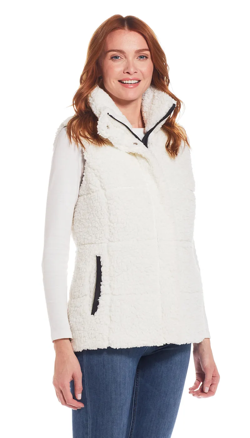 FLEECE PUFFER VEST