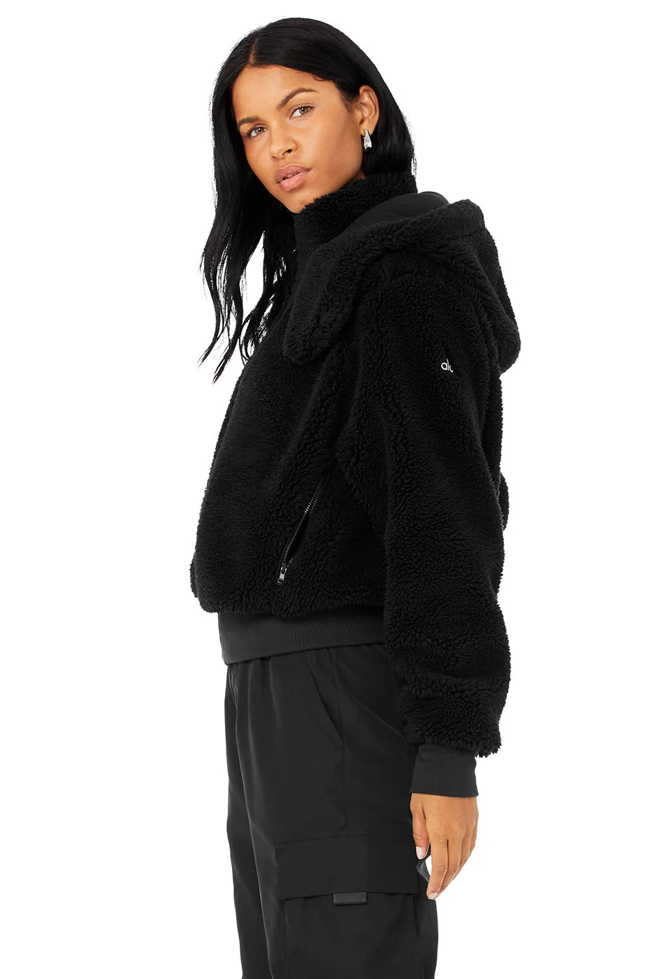 Foxy Sherpa Jacket - Black